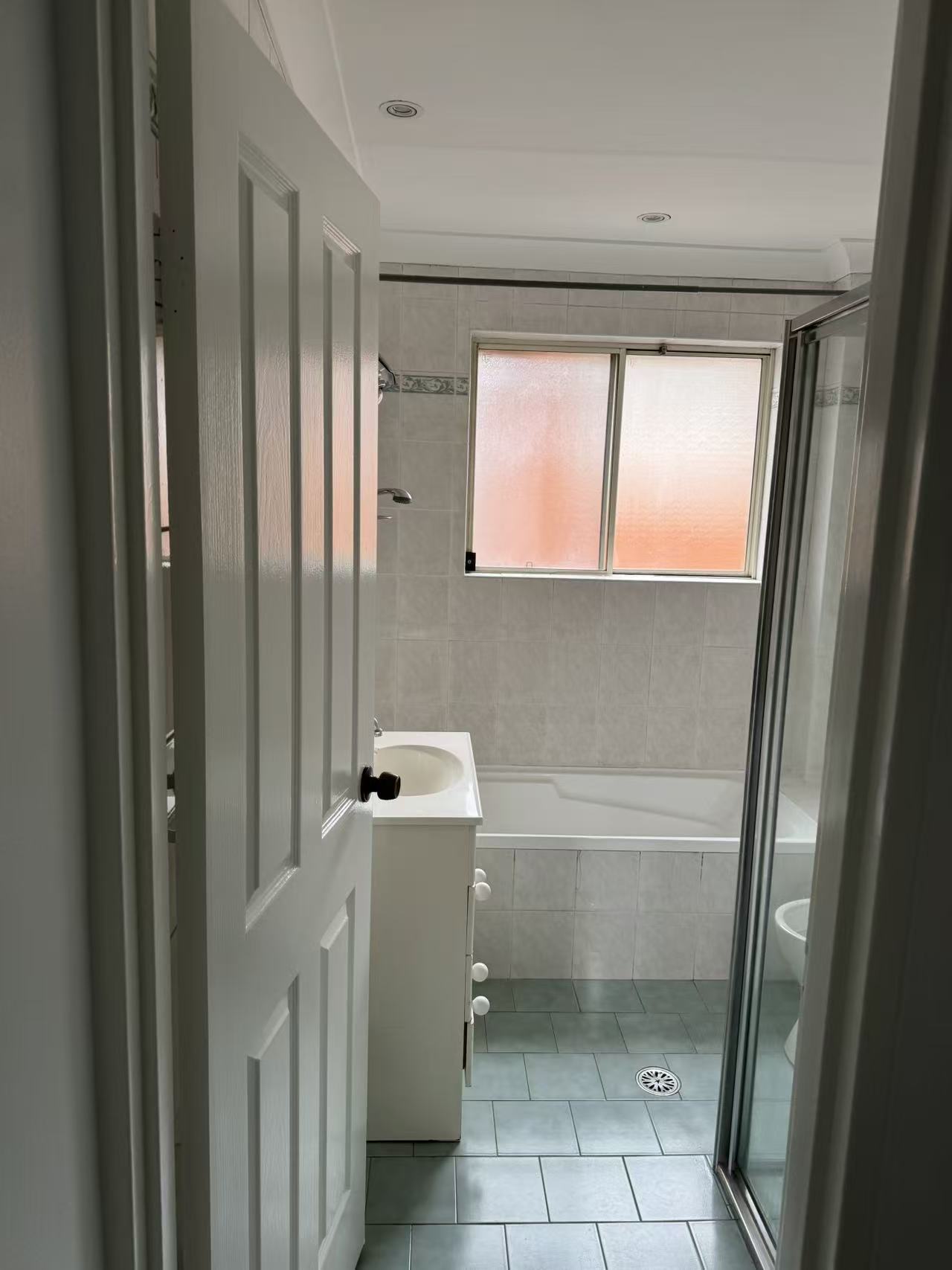 Dated bathroom fixtures before transformation in Narwee
