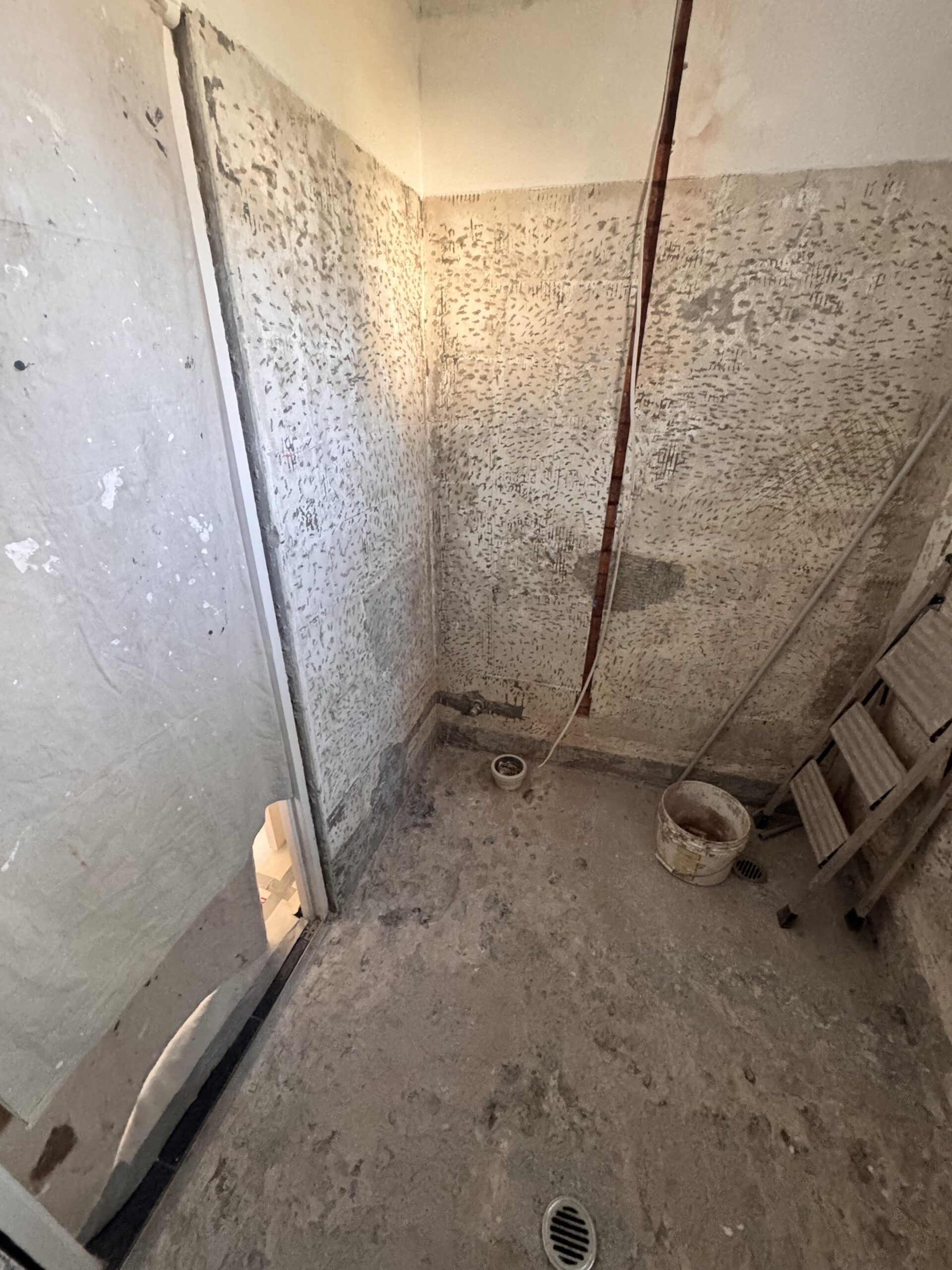 Bathroom preparation after demolition in Sylvania Waters
